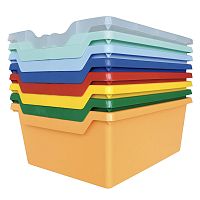 Polypropylene storage box VASCHETTArecycled plasticwith lidfor cabinets