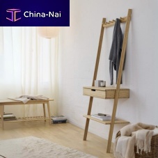 Contemporary entryway cabinet Noble wall-mountedbamboowith drawer