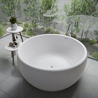 Round bathtub AURA-MINI-WHTfree-standingfor homescontemporary