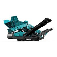 Recycling screening unit Warrior 2100 Triplemobilefor bulk materials2-deck