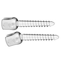 Thoracic-lumbar vertebra pedicle screw UNIFLEXpolyaxialmetallic