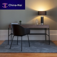 Contemporary desk BOUVET DESK SAHARAwalnutlacquered steel