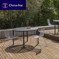 Contemporary side table NEOsteelpolypropylenesteel base