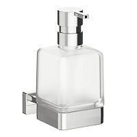 Home soap dispenser A18120wall-mountedglassbrass