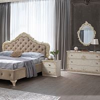Classic bedside table Adelelacquered woodrectangularwith drawer