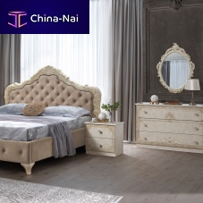 Classic bedside table Adelelacquered woodrectangularwith drawer