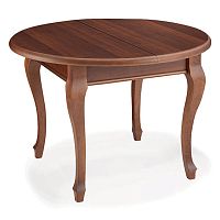 Contemporary table COROLLA IGIsolid woodroundextending