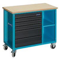 Wooden workbench 177W-6 with drawermobile
