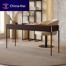 Free-standing desk Her IIcontemporarywood veneerstraight