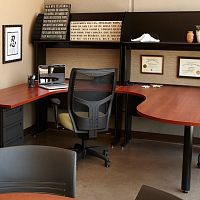 Workstation desk WORKZONEwall-mountedfree-standing2-4 person