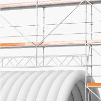 Load-bearing beam LATTICEsteelwith symmetrical sectionframing