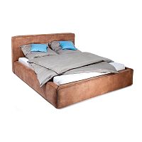 Double bed SAMBAcontemporaryupholsteredwith headboard