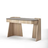 Free-standing desk SC34 SHAPEcontemporaryleatherstraight