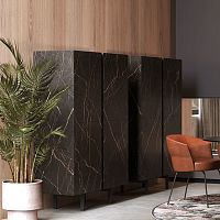 High sideboard MILES H170contemporaryMDFmetal
