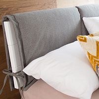 Double bed headboard contemporaryfabricwooden