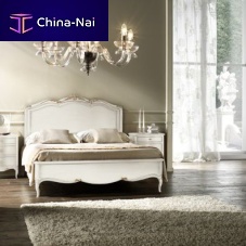 Double bed 7136GAclassicwith headboardlacquered wood