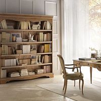 Free-standing bookcase 7067traditionalcherrywood