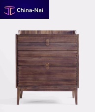 Contemporary secretary desk FOLDoakwalnutwith storage