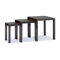 Contemporary nesting tables GALASSIAsea Pen Shellsquarehome