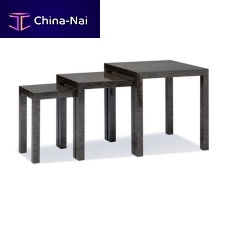 Contemporary nesting tables GALASSIAsea Pen Shellsquarehome