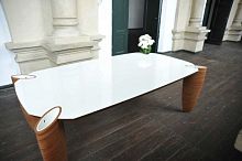 Contemporary coffee table VIS@VISwoodenrectangularhome