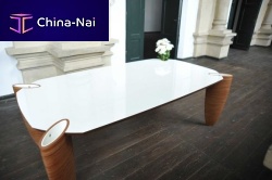 Contemporary coffee table VIS@VISwoodenrectangularhome