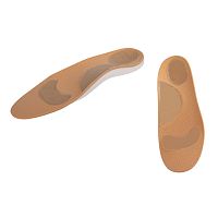 Orthopedic insole with heel pad MACOR2with longitudinal arch padwith transverse arch padadult