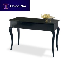 Free-standing desk MARILYN traditionallacquered woodblack