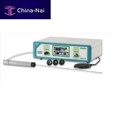 Intracorporeal lithotripter NOVALITH NT-30trolley-mountedwith endoscopy column