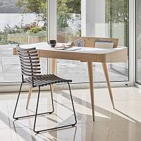 Contemporary secretary desk AK 1330oakwalnutash