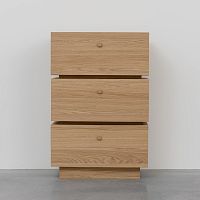 Contemporary chiffonier woodencolorless