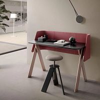 Free-standing desk Squidcontemporarywoodenstraight