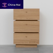 Contemporary chiffonier woodencolorless