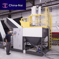 Aspiration pneumatic conveying system for metal chips