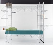 Single bed ABITACOLOcontemporarywith shelfchild's unisex