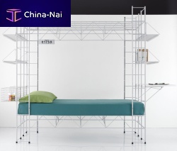 Single bed ABITACOLOcontemporarywith shelfchild's unisex