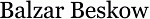   Balzar Beskow
