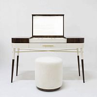 Contemporary dressing table KylkiAmerican walnut1-seat