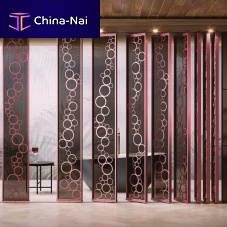 Sliding and stacking partition ZEFIROpivoting/slidingglasswooden