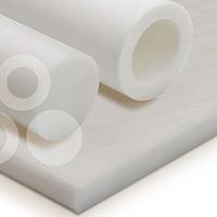 Bioplastic profile TECAFORM AH EF naturalcopolymerPOMtubular
