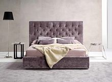 Double bed CAPITONNtraditionalupholsteredwith headboard