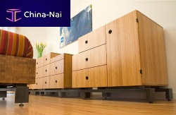 Contemporary chest of drawers EDGE GRAIN : NATURALbamboonot specifiedbeige