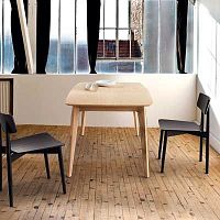Contemporary table CARMENoaknatural oakrectangular