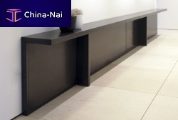Contemporary sideboard table ATRIUM designsheet steelsheet metal baserectangular