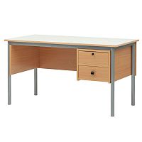 Free-standing desk C01contemporarymelaminestraight