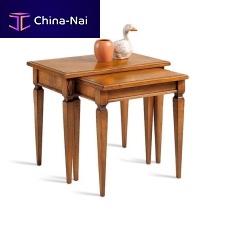 Directoire style nesting tables 3373 Villa Borghesewood veneerlindenbeech base