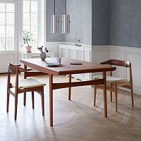 Contemporary dining table EVERMOREoakwalnutteak