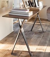 Contemporary sideboard table PROPELLERstainless steelceramicstainless steel base