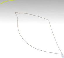 Intestinal polyp extraction endoscopic basket ezSnare Crescentstraight