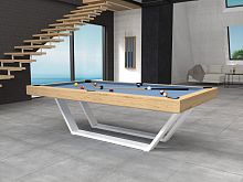 Contemporary pool table ELEGANCEhomeoakwalnut